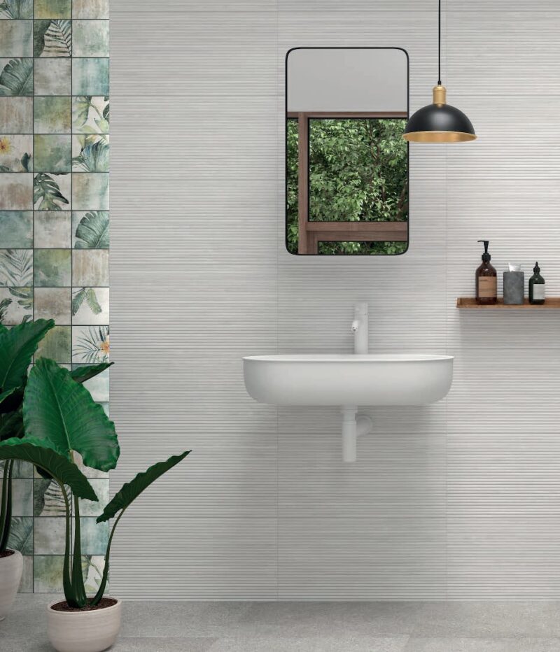 Linear White - Modern Wood Look