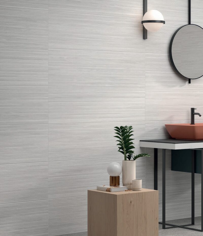 Linear White - Modern Wood Look